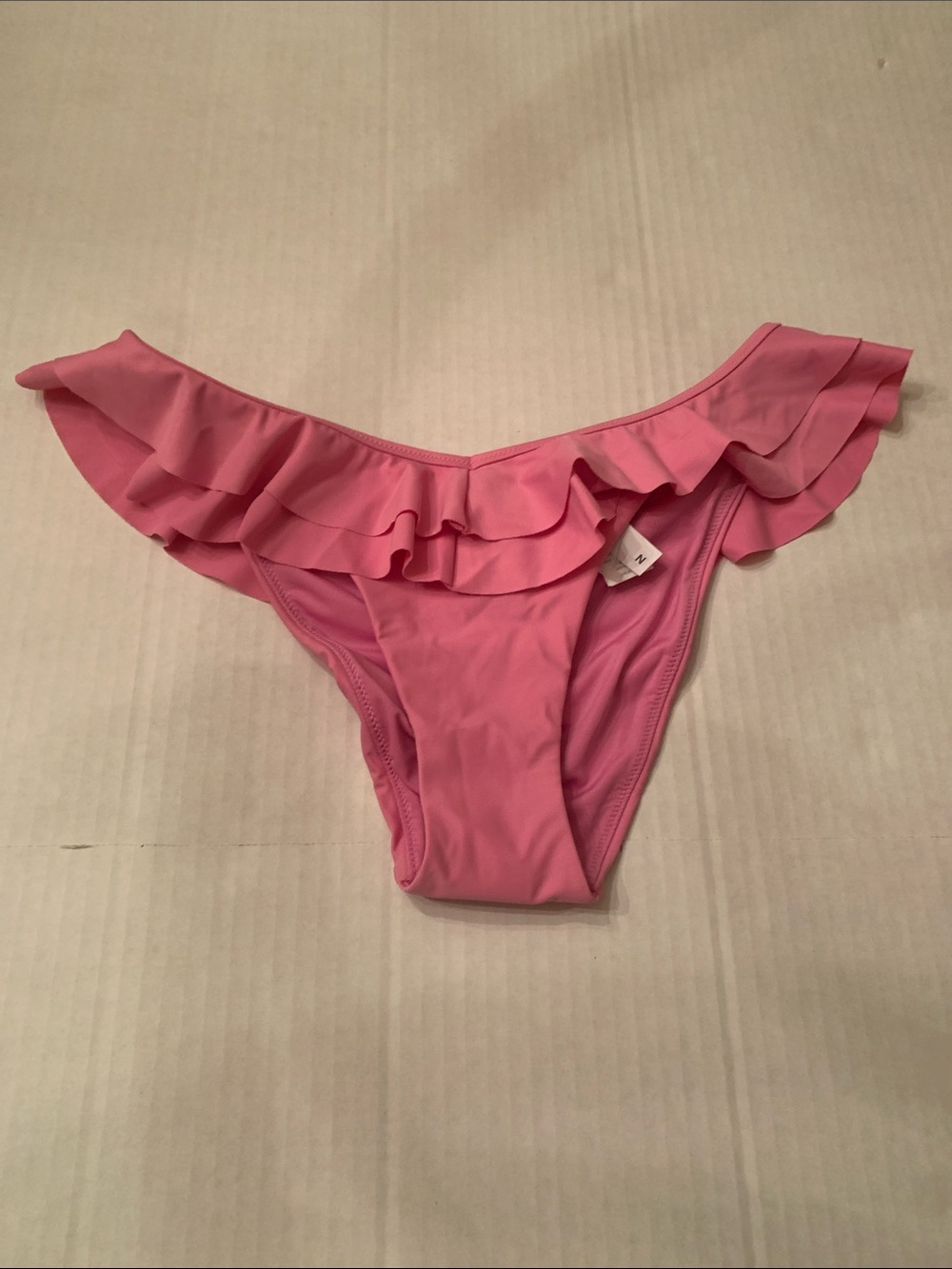 aerie Pink Ruffle Bikini Bottom